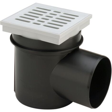 Viega Drain de cave Kellermeister 106003 DN 100, plastique noir, avec siphon