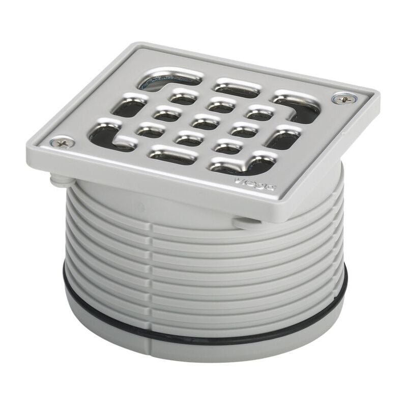 Viega - Fixation Advantix 555177 100 x 100 x 5 mm, plastique gris