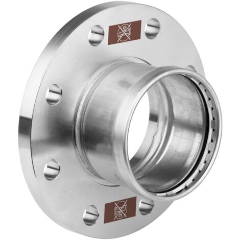 Viega Flanschübergang mit SC Temponox XL 1759XL in 88,9mm Stahl nichtrostend