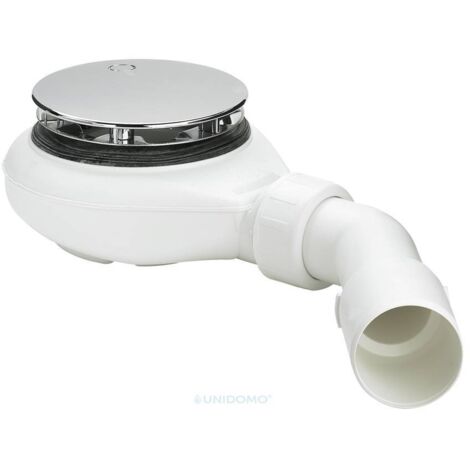 Viega – Garniture de vidage pour bac de douche – Hauteur 60 mm – Siphon anti-odeur amovible – Ø 90 mm – 634100
