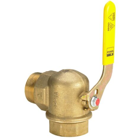 Viega Gaszähler-Kugeleckhahn G2110 in Rp1 1/2 Messing