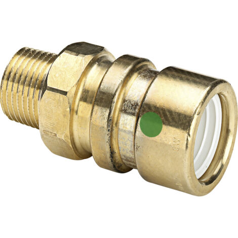 Viega Geopress-Raccord de transition, d 63mm, R 2 Bronze rouge modèle 9611TW, 764968