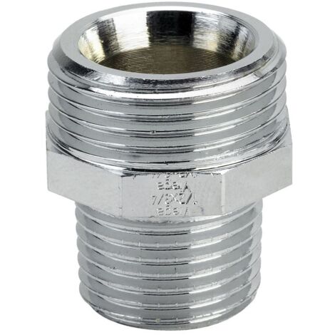 Viega Gewindestutzen 3246 in G3/4 x R1/2 Rotguss verchromt