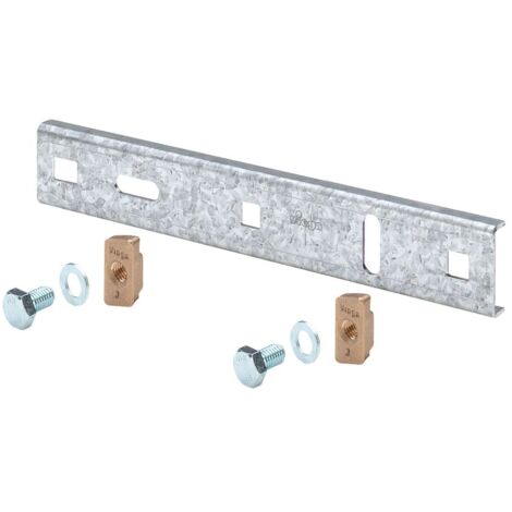 Viega Grundplatte mit SC Profipress G 26241 für Gas in 280x46mm Stahl verzinkt