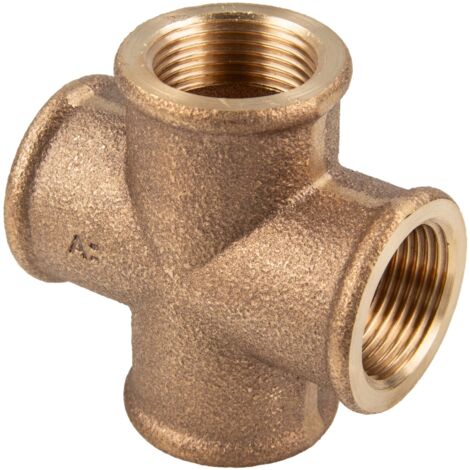 Viega Kreuzstück 3180 in Rp1 Rotguss