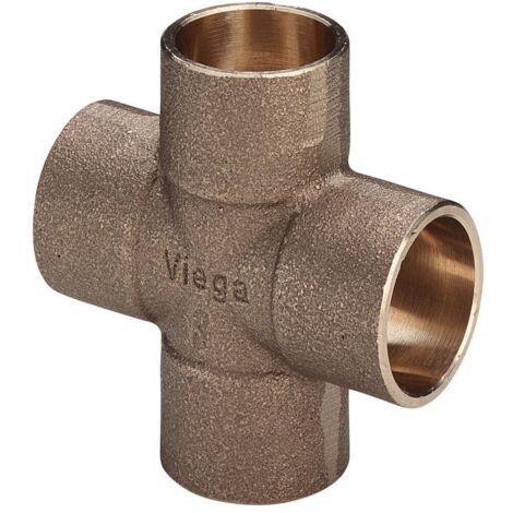 Viega Kreuzstück 94180 in 22mm Rotguss