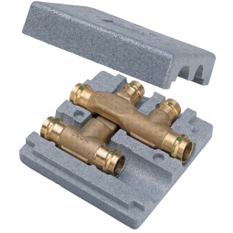 Viega Kreuzungs-T-Stück 2249.3 in 18x15x18mm Rotguss