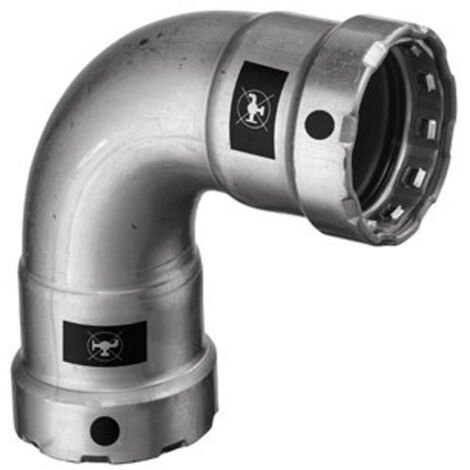 Viega Megapress-Coude à 90 degrés, DN 25 acier non allié, revêtement zinc-nickel modèle 4216, 694531