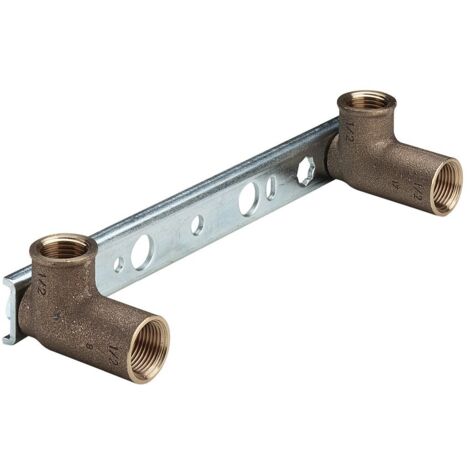 Viega Montageeinheit Gemini 94478 in Rp1/2xRp1/2x45x150x200mm Rotguss