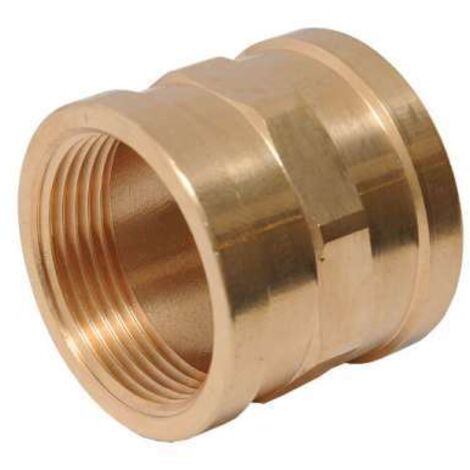 Viega Muffe 3/8" (IG/IG) 3270 in Rp3/8 x Rp3/8 Rotguss, 282349