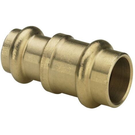 Viega Muffe mit SC Sanpress 9778.1 in 15x10mm Siliziumbronze
