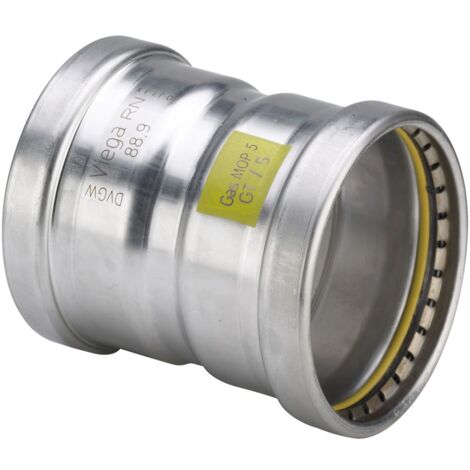 Viega Muffe Sanpress Inox G XL 0215XL in 108,0mm Edelstahl