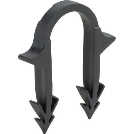 Viega Objekthaltenadel 1245.1 für d. 14-18mm, Höhe 42mm, Kunststoff, Schwarz
