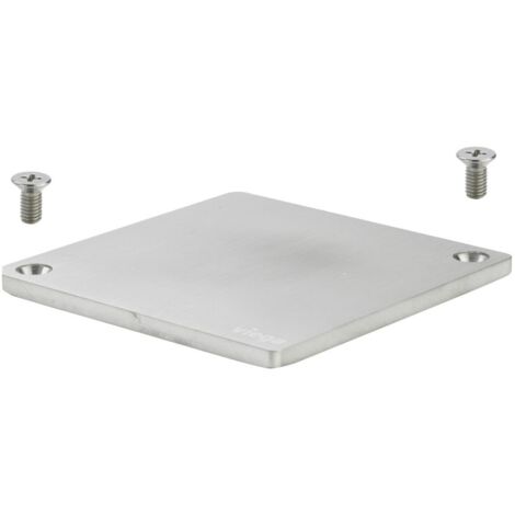 Viega Platte 4933.11 in 100x100mm Edelstahl