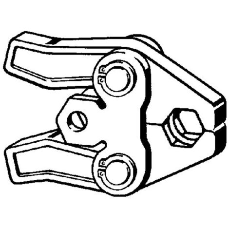 Viega Pressbacke, für d 22mm Stahl phosphatiert Modell 2484.9, 485535