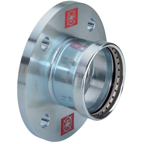 Viega Prestabo Flanschübergang 629922 108 mm x DN 100, Stahl unlegiert, verzinkt, SC-Contur