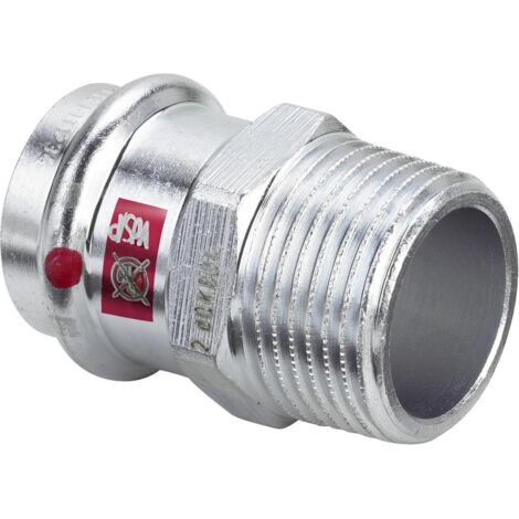 Viega Prestabo Gewindeübergang mit Aussengewinde 35 x 1 1/4'' Präzisionsstahl mit SC-Contur 559052