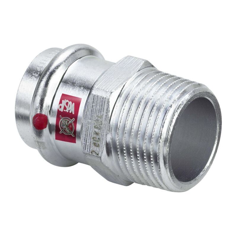 Viega Adaptateur Prestabo 588663 54 mm x r 2, acier non allié, SC-Contur, polygonal
