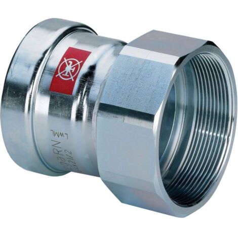 Viega Prestabo XL-Übergangsstück, d 108,0mm, Rp 4 Stahl unlegiert, verzinkt Modell 1112XL, 630027