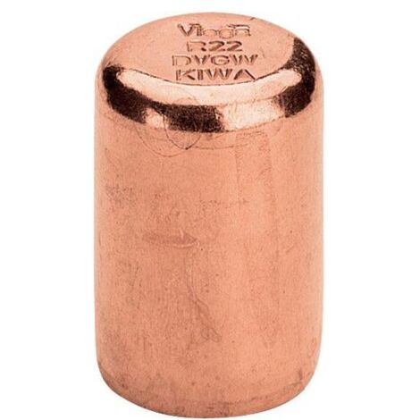 Viega Profipress capuchon d&39extrémité 330 903 15 mm, le cuivre, le Profipress extrémité