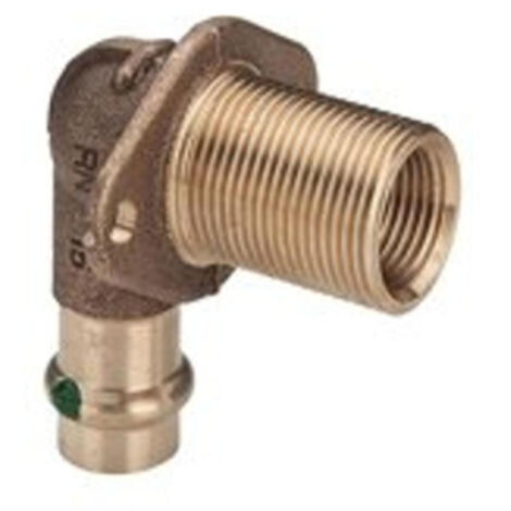 Viega Profipress Sanpress-Wanddurchführung, d 15mm, Rp 1/2, G 3/4 Rotguss oder Siliziumbronze Modell 2232.1, 279288