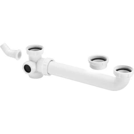 Viega raccord de vidange avec sortie excentrée 1 1/2 x 1 1/2 x 80 - 310 mm
