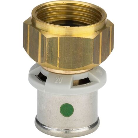 Viega raccord vissé Sanfix-P 605544 25 mm x G 2000 2000 /4, joint plat, avec SC-Contur, bronze
