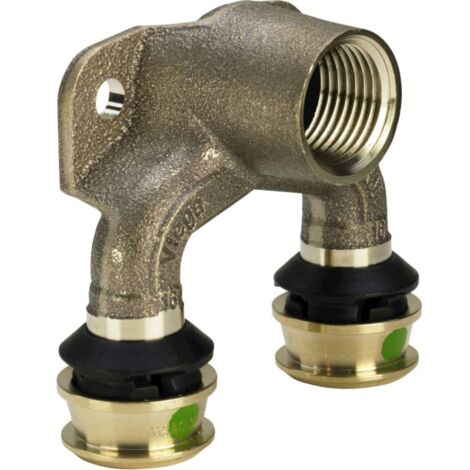 Viega Raxofix rondelle double paroi 645953 16mmxRp 1 / 2x20mm, bronze de silicium, avec SC-Contur