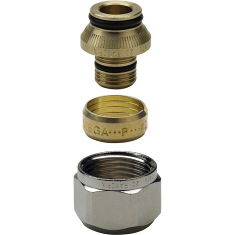 Viega Raxofix Verschraubung 647902 16xG 3/4, Messing vernickelt