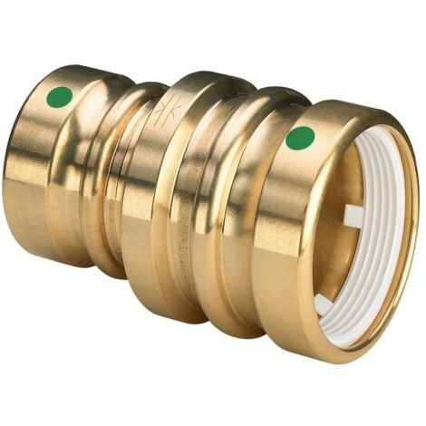 Viega Reduziermuffe mit SC Geopress 9615.2TW in 32x25mm Rotguss