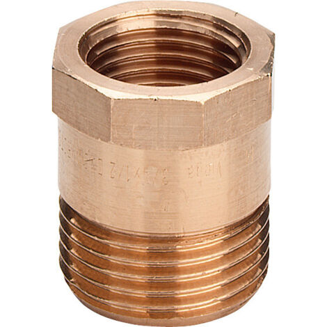 Viega Reduziernippel 3244 ohne Innenkonus in G1 x Rp3/4 Rotguss
