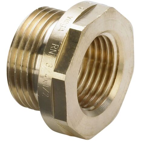 Viega Reduzierstück 3241.1 mit Mehrkant, G 3/4" x Rp 1/2", Rotguss