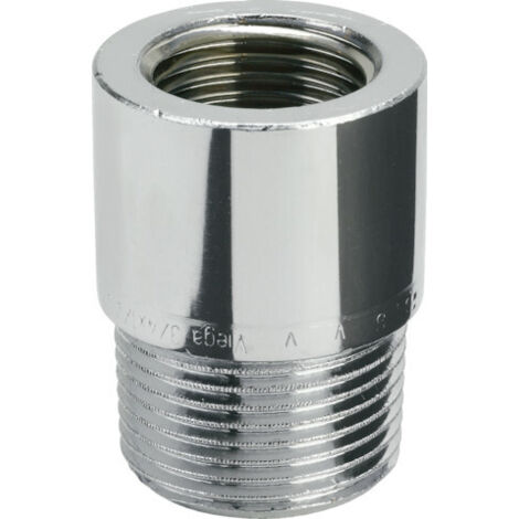 Viega Reduzierstück 3242 rund in R1/2 x Rp3/4 Rotguss verchromt