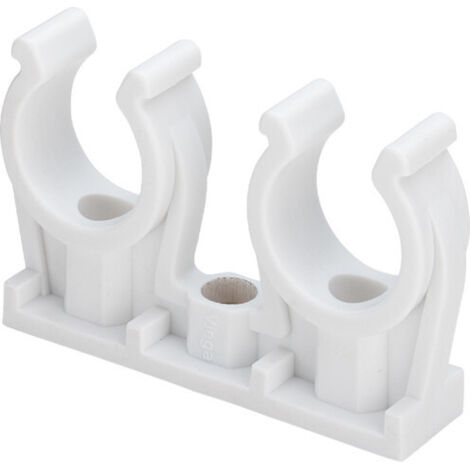 Viega Rohr-Clip 100209 10 mm, Kunststoff, doppelt