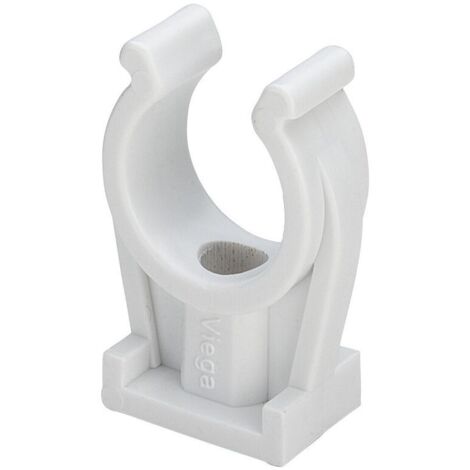 Viega Rohr-Clip 94826C1 einfach in 8mm Kunststoff weiss