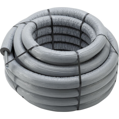 Viega Rohr Raxofix 5302.3 mit 26mm Dämmung in 25x2,7mm Kunststoff grau