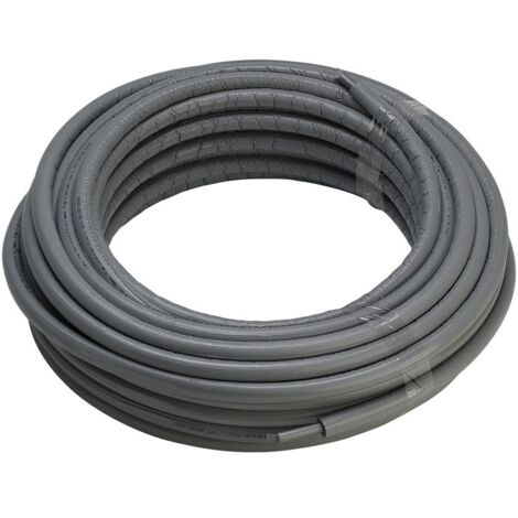 Viega Rohr Raxofix 5302.6 mit 6mm Dämmung in 16x2,2mm Kunststoff grau