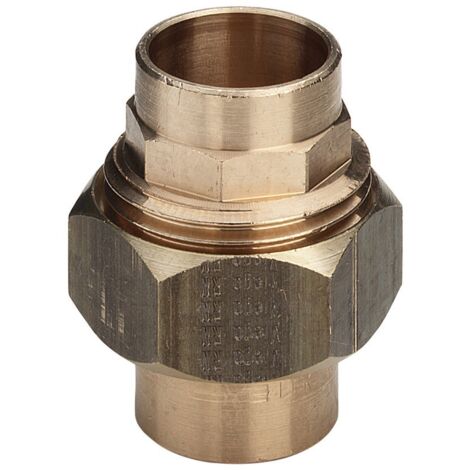 Viega Rohrverschraubung 124434 18 mm, Rotguss, konisch dichtend