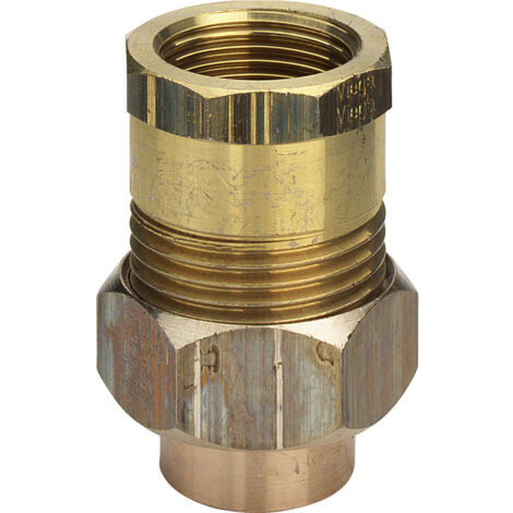 Viega Rohrverschraubung 94340G konischdichtend in 12mm x Rp1/2 Rotguss