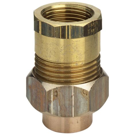 Viega Rohrverschraubung 94340G konischdichtend in 18mm x Rp3/4 Rotguss