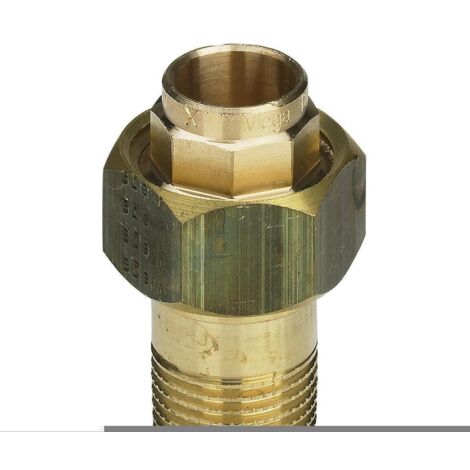 Viega Rohrverschraubung 94341G konischdichtend in 22mm x R3/4 Rotguss 101558