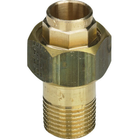 Viega Rohrverschraubung 94341G konischdichtend in 28mm x R1 Rotguss