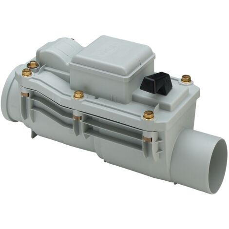 Viega Rückstausicherung 4987.2 in 100mm Kunststoff grau