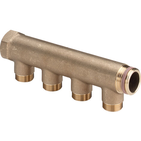 Viega Sanfix Fosta Verteiler, n 4, L 200 Messing Modell 1057, 110444