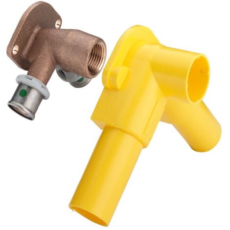 Viega Sanfix-P Doppelwandscheibe 303648 Rotguss, 16mmxRp 1/2, SC-Contur