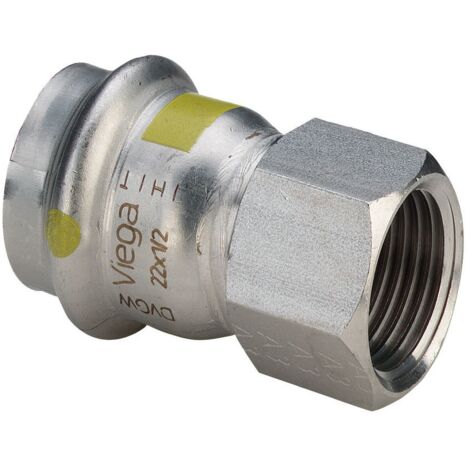 Viega Sanpress Inox G-Übergangsstück 0212 (Gas) in d15 x Rp3/4 Edelstahl