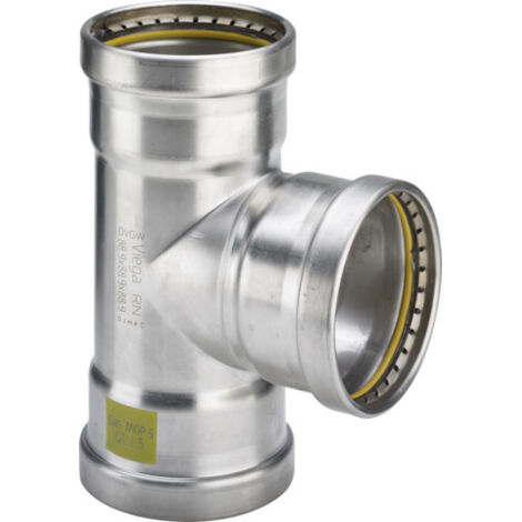 Viega Sanpress Inox G XL T-Stück 0218XL 108 x 108 x 108 mm Edelstahl
