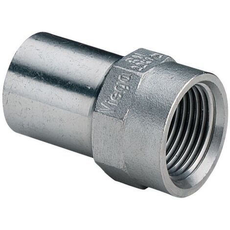 Viega Sanpress Inox-Insert, d 35mm, Rp 11/4 acier inoxydable modèle 2312.1, 436865