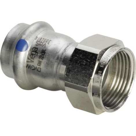 Viega Sanpress Inox LF-Anschlussverschraubung 42 mm x 2" Überwurfmutter Modell 2363LF