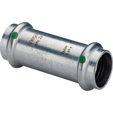 Viega Sanpress Inox Schiebemuffe 436384 18mm, Stahl nichtrostend, SC-Contur